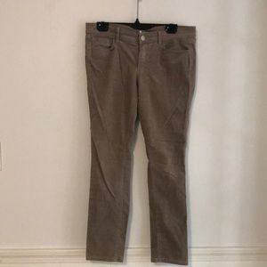 2/$30 or 3/$40 LOFT Modern Skinny Cords -Grey 8P